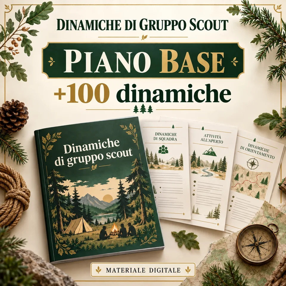 Piano Base: oltre 100 dinamiche di gruppo scout